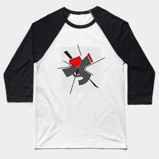 Abstract geometrical pattern in constructivism style Baseball T-Shirt